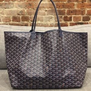 Goyard St. Louis Tote GM Navy